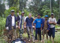 <p> We also ran into a group of Christian missionaries traveling to Wanama to construct something like a school. The pastor (on left) even spoke some English.</p>